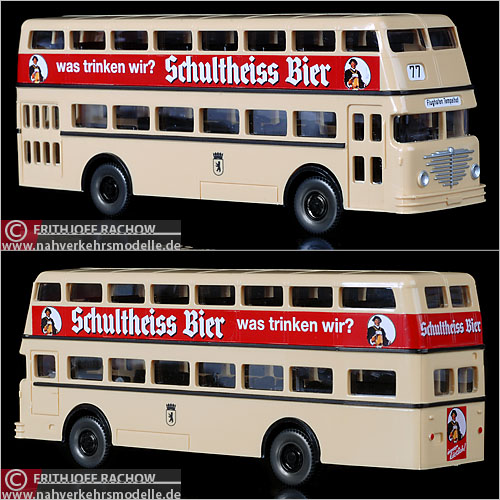 Wiking Bssing D 2 U BVG Berlin Modellbus Busmodell Modellbusse Busmodelle Modell Modelle