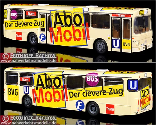 Rietze Busmodell Artikel 74308 Mercedes Benz O 305 Stlb Berliner Verkehrsbetriebe B V G Wagen 16 28
