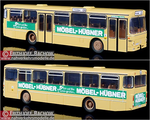 Rietze Busmodell Artikel 74308 Mercedes Benz O 305 Stlb Berliner Verkehrsbetriebe B V G Wagen 19 57