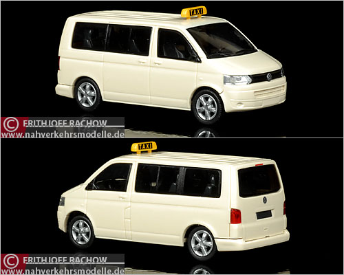 Riezte VW t 5 VW Bus Taxi Bulli Modellbus Busmodell Modellbusse Busmodelle