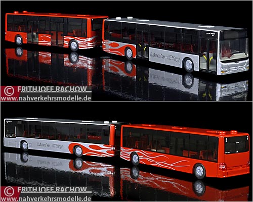 Rietze Busmodell Artikel 66010 M A N Lions City Gppel Maxitrain