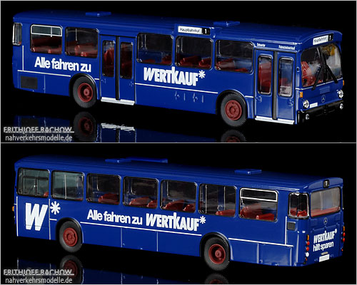 Brekina MB O305 beige rot modellbus, modellbusse, busmodell, busmodelle, VV, Standart Linienbus