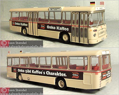 VK-Modelle Busmodell MAN Metrobus H O 750 M 11 A Bremer Straenbahn AG B S A G