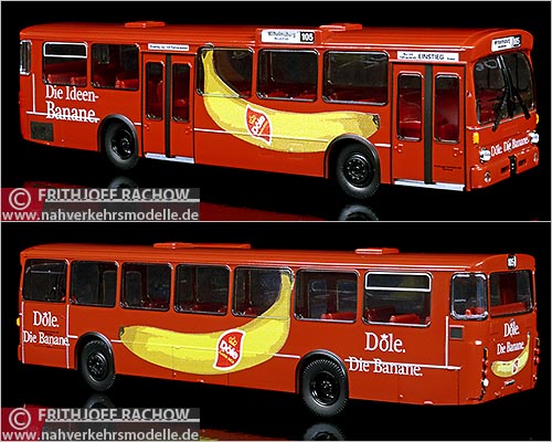 Brekina Busmodell Artikel 50740 Mercedes-Benz O 305 Hochbahn Hamburg H H A
