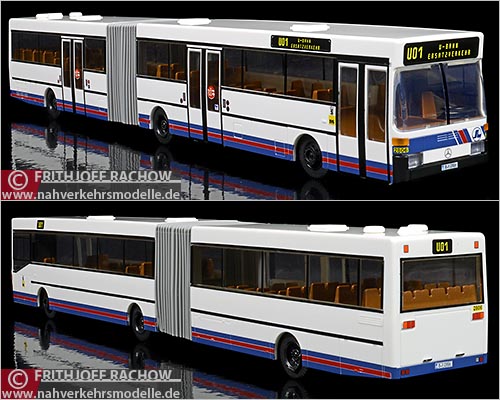 Rietze Bus-Sondermodell Mercedes-Benz O 405 G Berliner Verkehrsbetriebe B V G - Ex Stadtwerke Lbeck G m b H