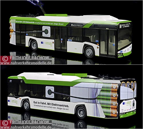 Rietze Busmodell Artikel 73012 Solaris Urbino 12 electric STRA Hannoversche Verkehrsbetriebe A G