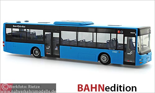 Rietze Busmodell Artikel 67486 M A N Lions City  Saar-Pfalz Bus Saarbrcken