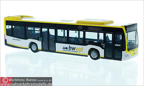 Rietze Busmodell Artikel 73455 Mercedes-Benz Citaro 2015 Hybrid Omnibusverkehr Gppingen