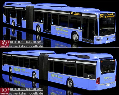 AWM MB O530G hybrid MVG Mnchen Sondermodell Modellbus Busmodell Modellbusse Busmodelle