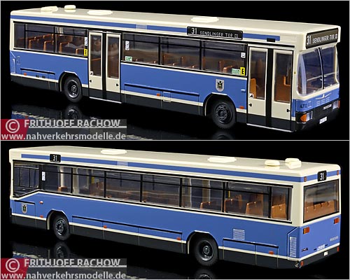 Rietze Busmodell Neoplan N 416 S L 2 Stadtwerke Mnchen Sondermodell Omnibusclub Punkt de